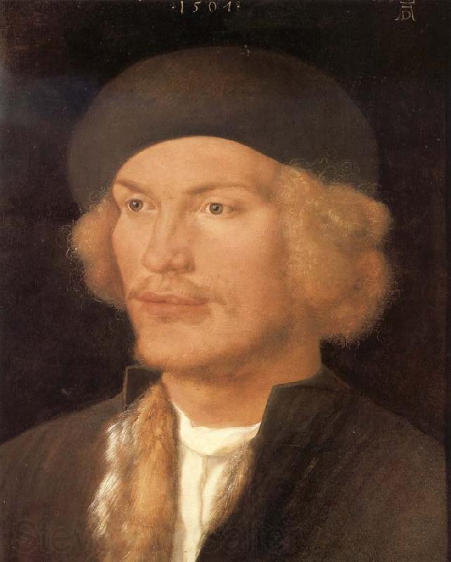 Albrecht Durer Portrait of a Young Man Norge oil painting art